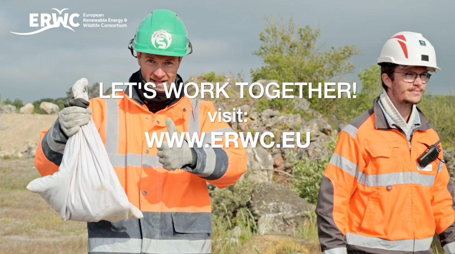 Συνεργασία με το ERWC (European Renewable Energy & Wildlife Consortium)